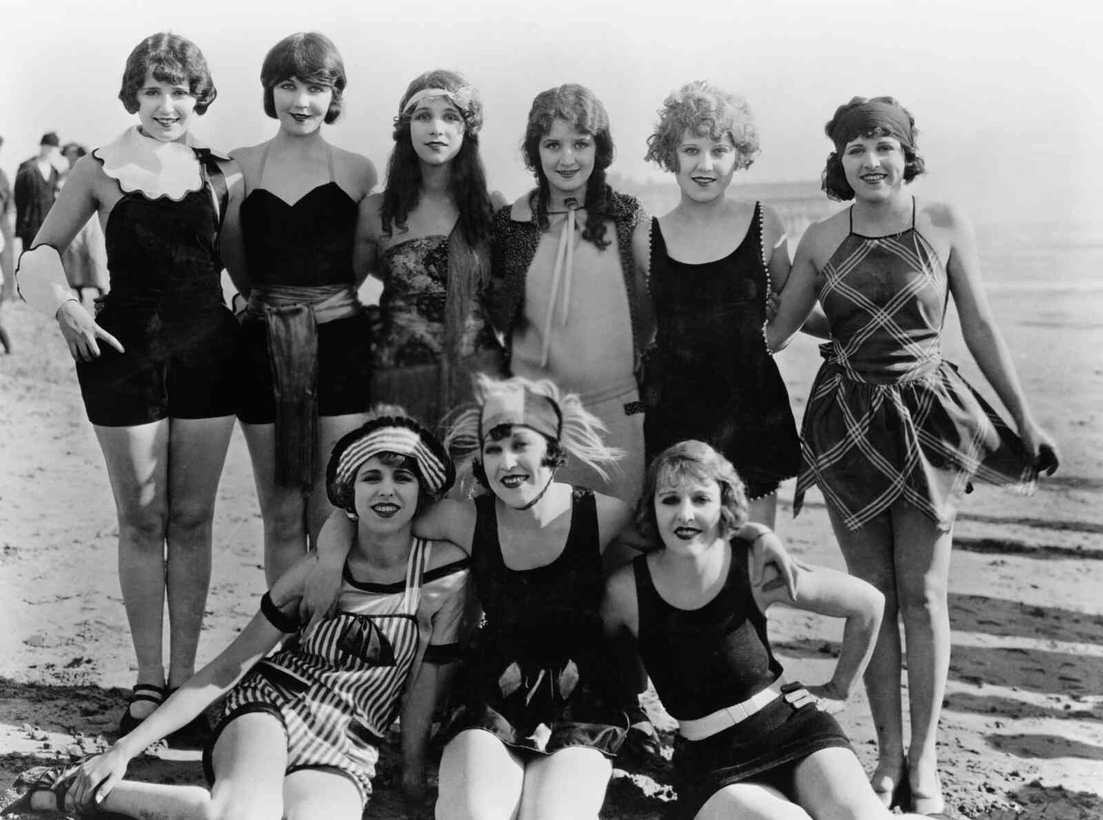 Portrait of female friends at pool