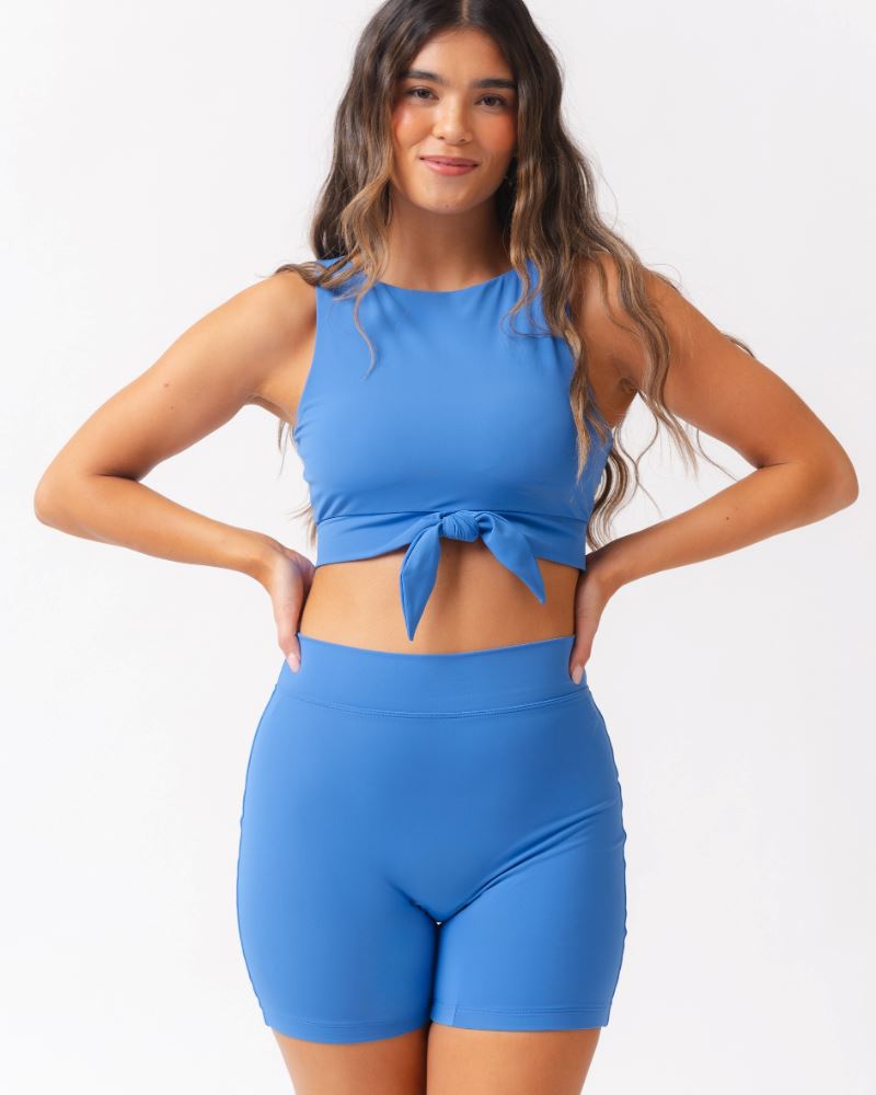 Coastline Blue Bike Short