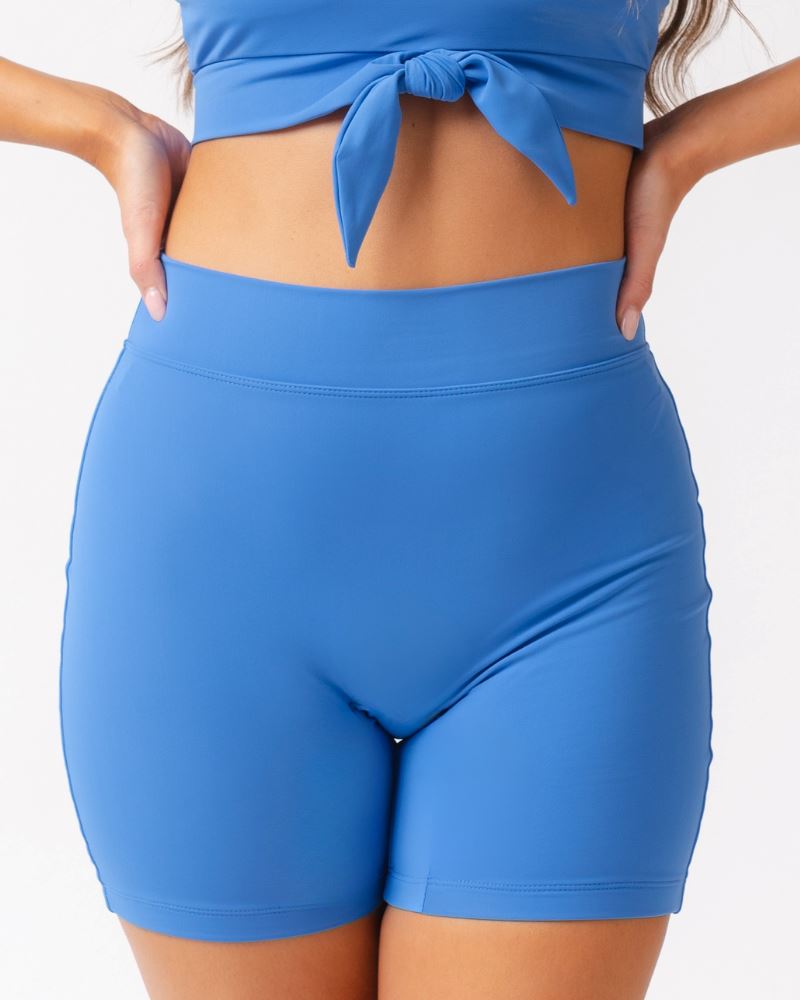 Coastline Blue Bike Short
