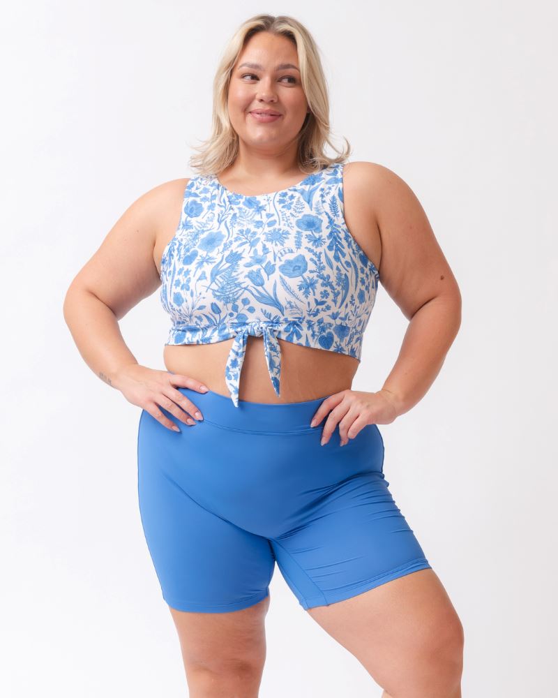 Coastline Blue Bike Short