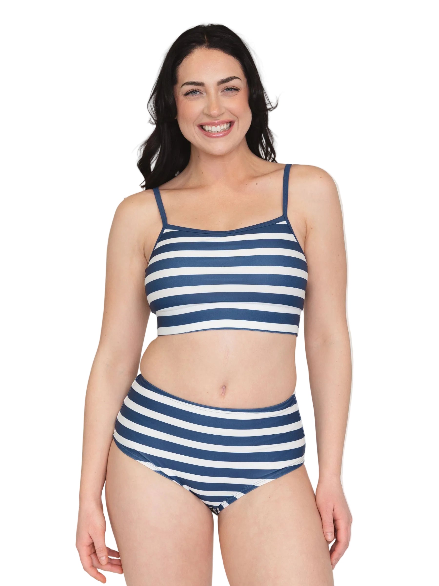 Navy Stripe Bralette