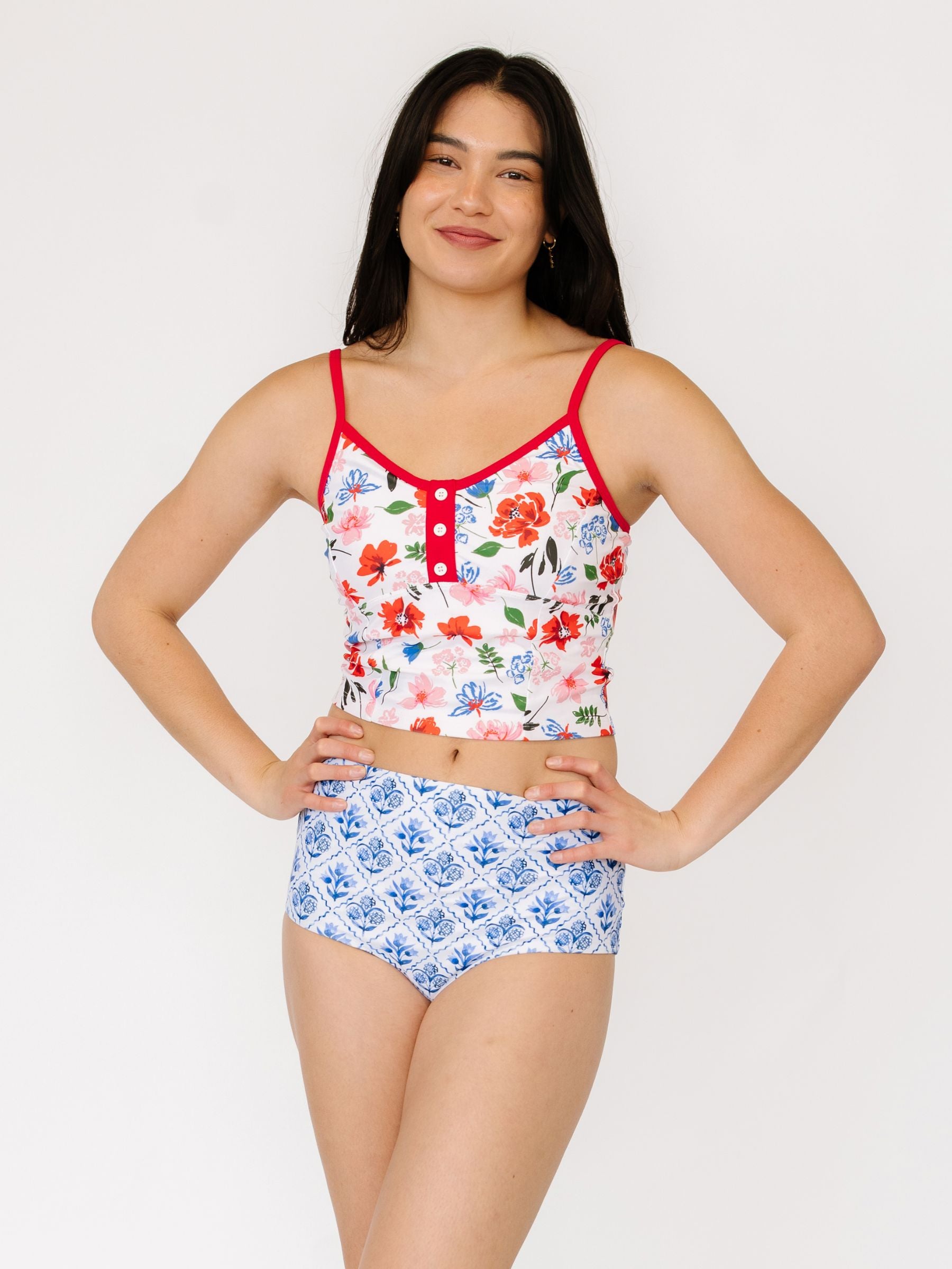 Americana / Betsy Reversible Ultra High-Waist Bottom