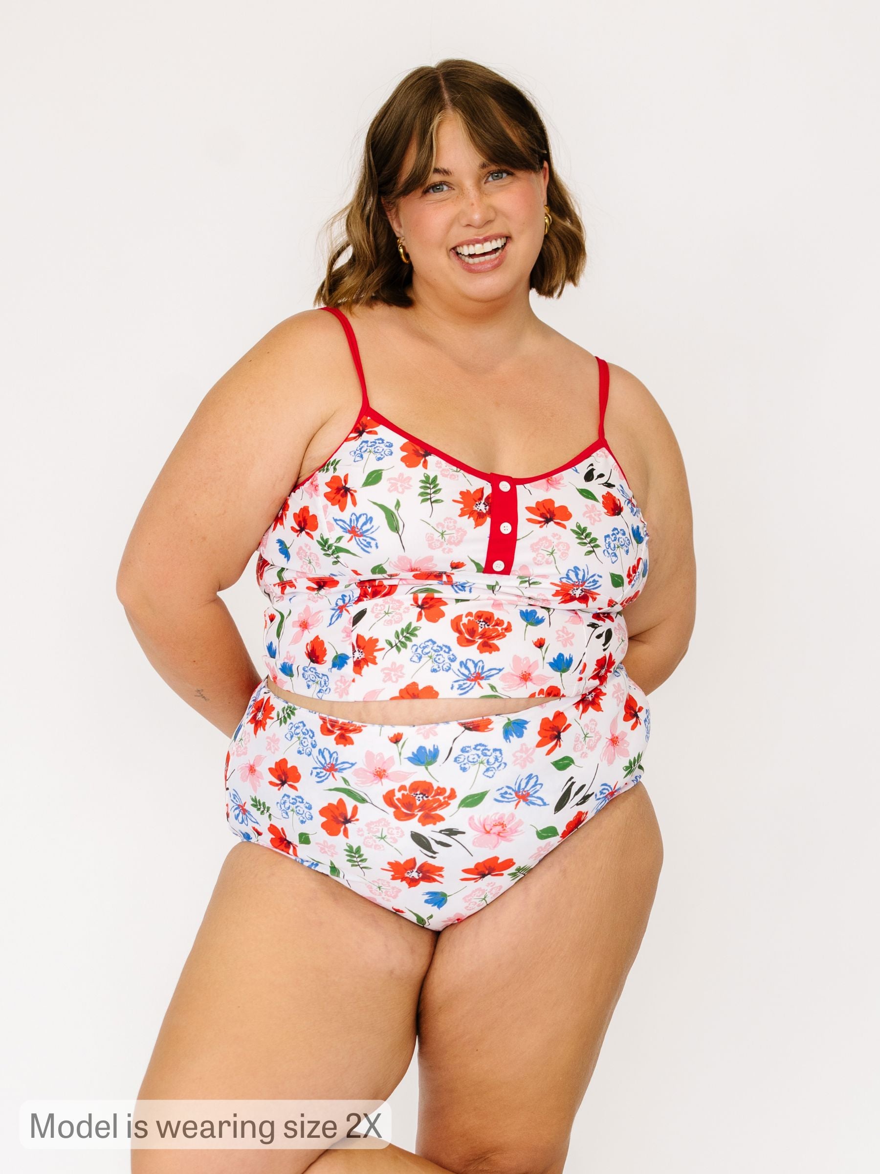 Americana / Betsy Reversible Ultra High-Waist Bottom