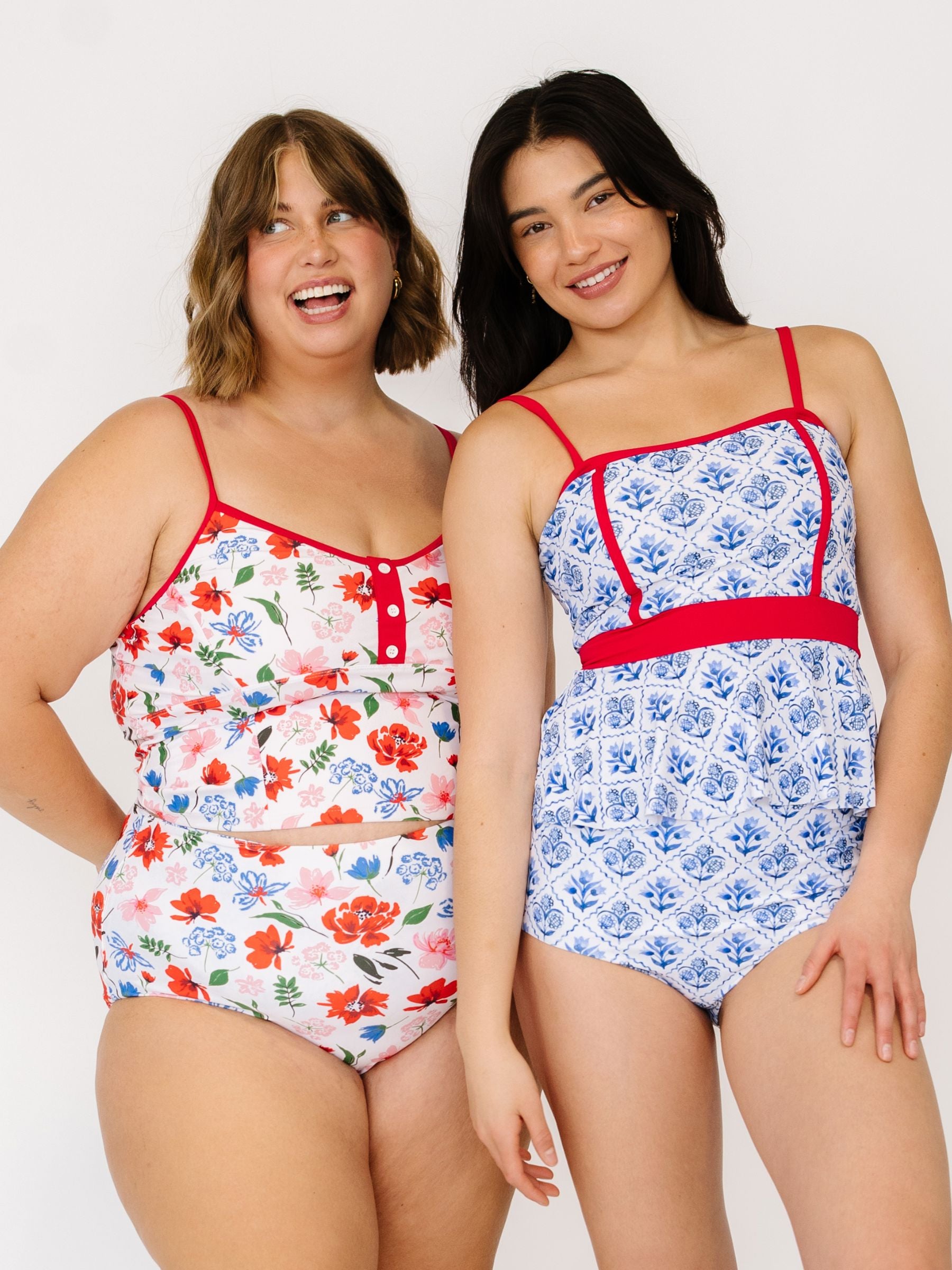 Americana Button Crop Top