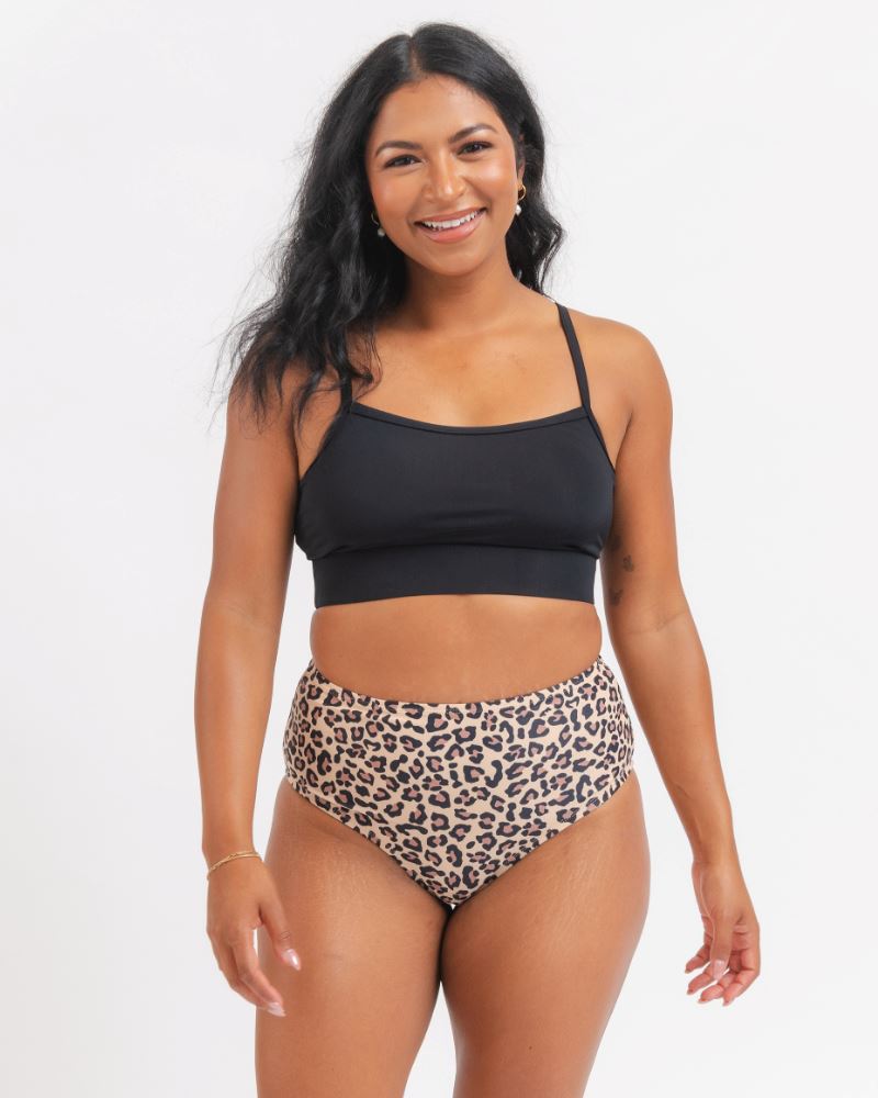 Cheetah High-Waist Bottom