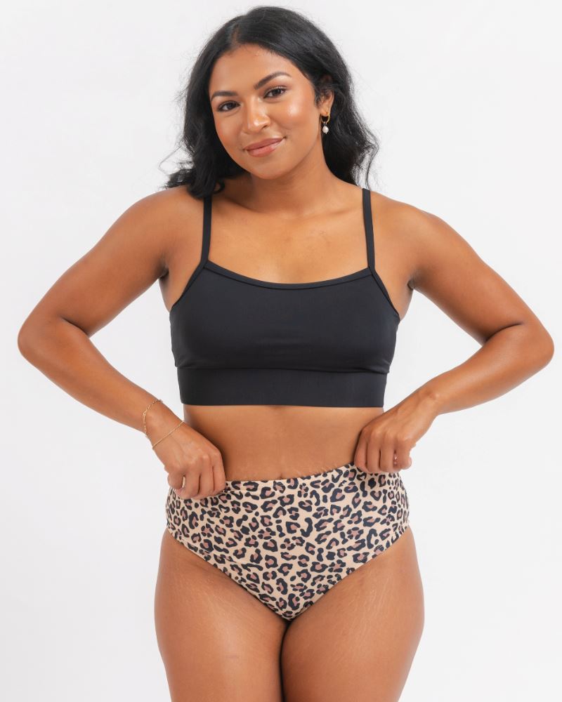 Cheetah High-Waist Bottom