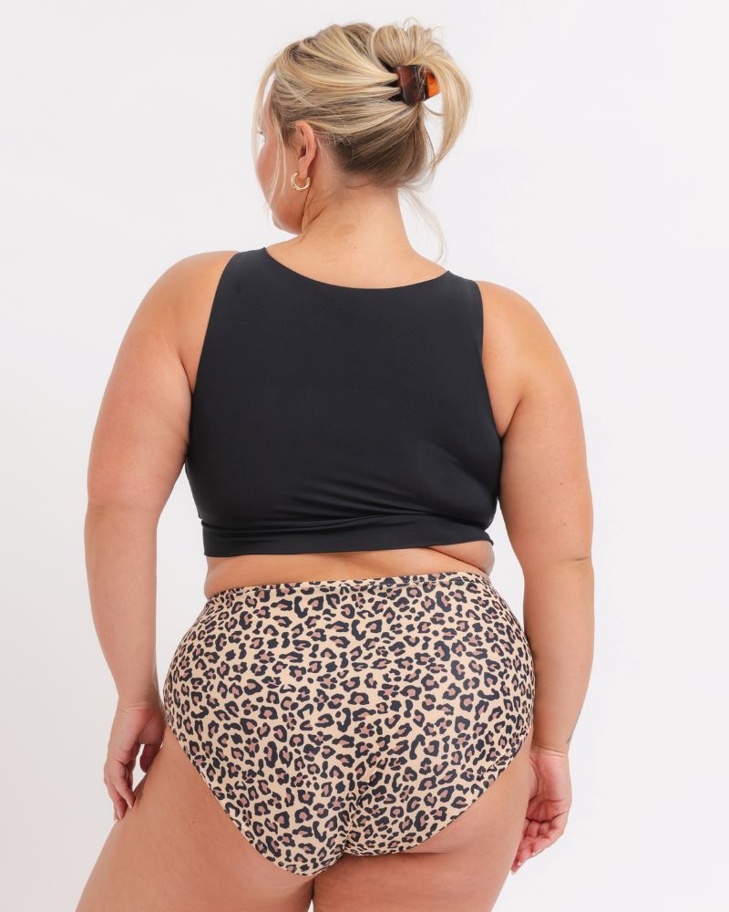 Black Knotted Crop Top