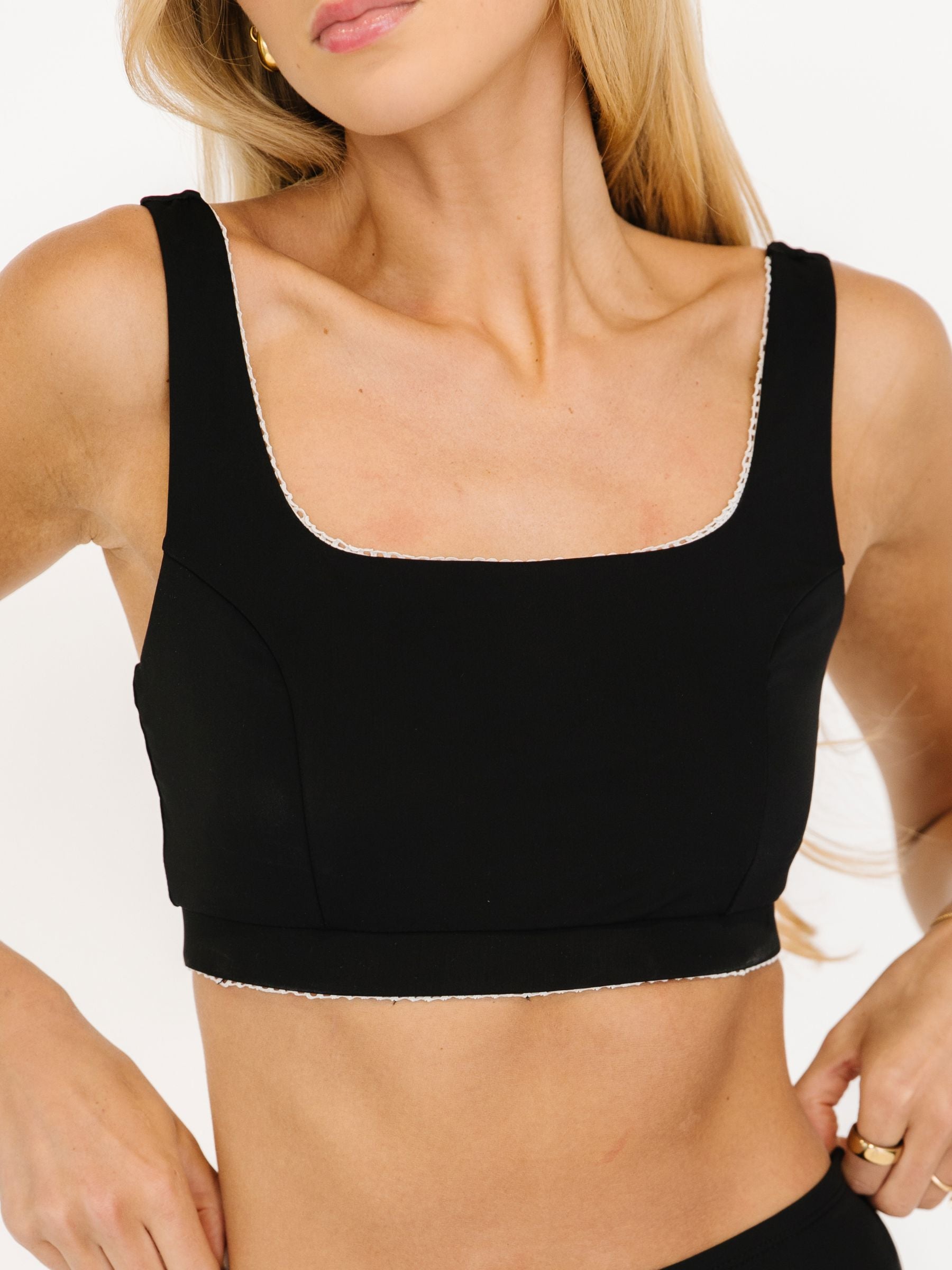 Black Scoop Bralette