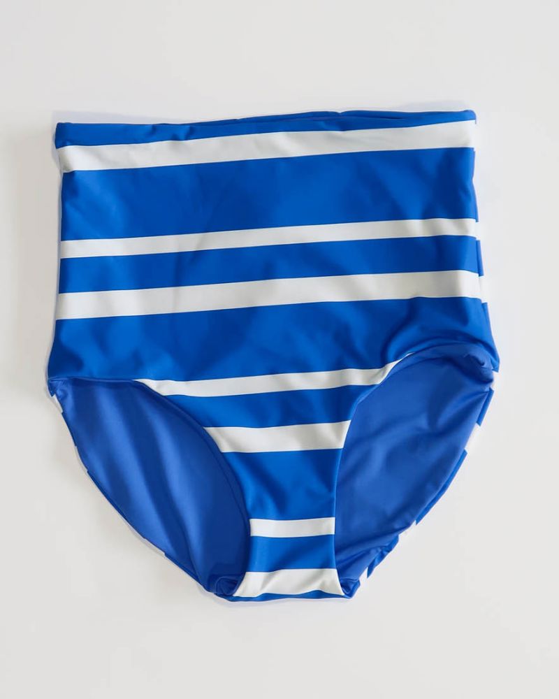 Capri/ Capri Stripe Reversible Ultra High-Waist Bottom