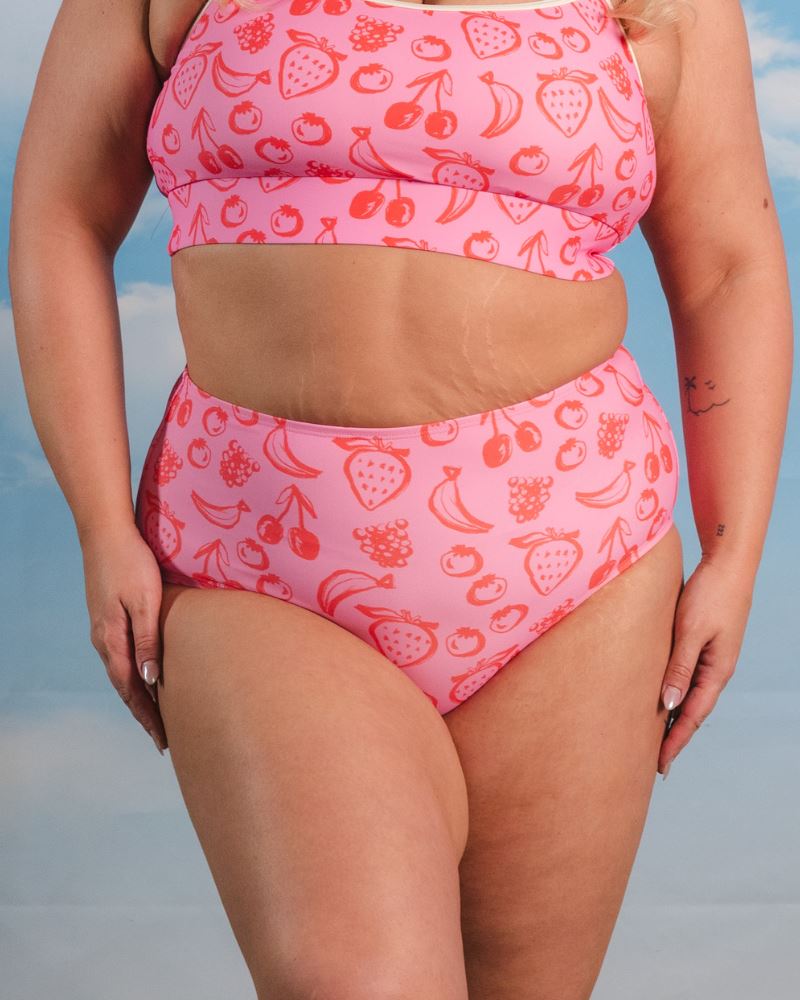 Fruity Doodles High-Waist Bottom