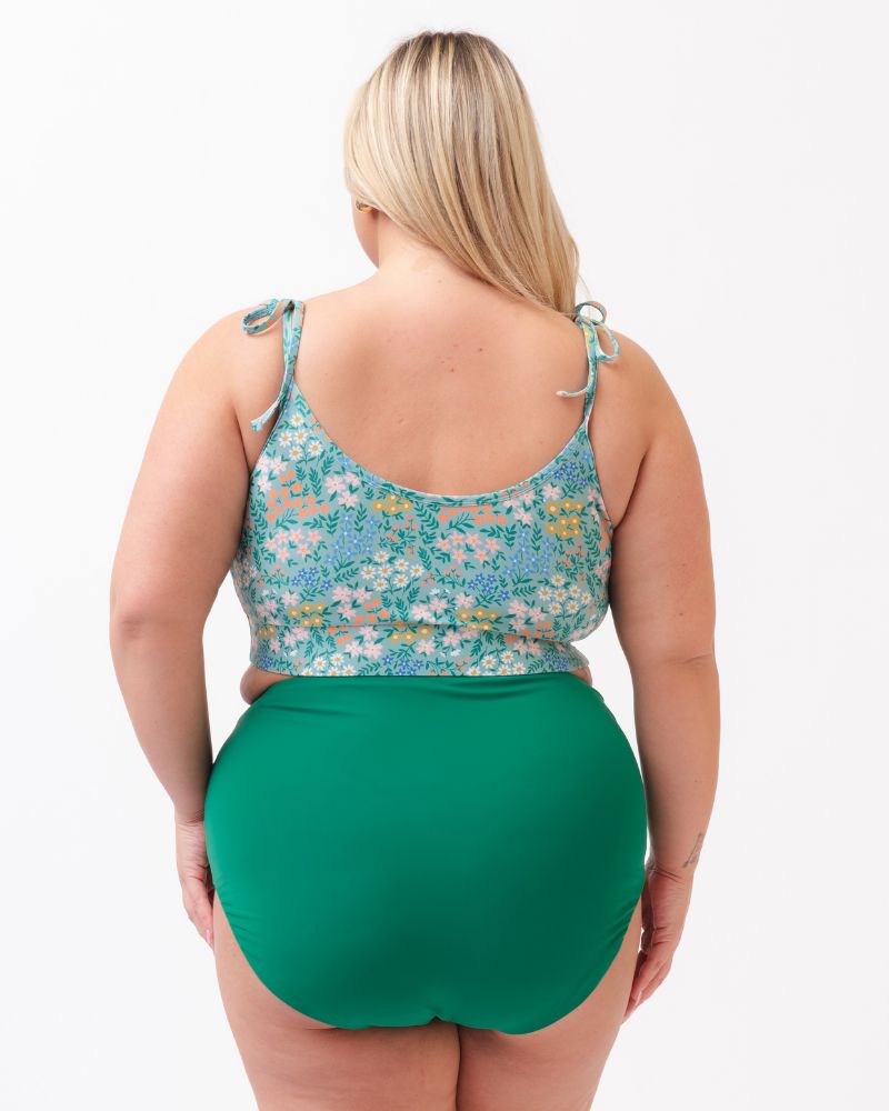 Little Meadow / Emerald Reversible Ultra High-Waist Bottom