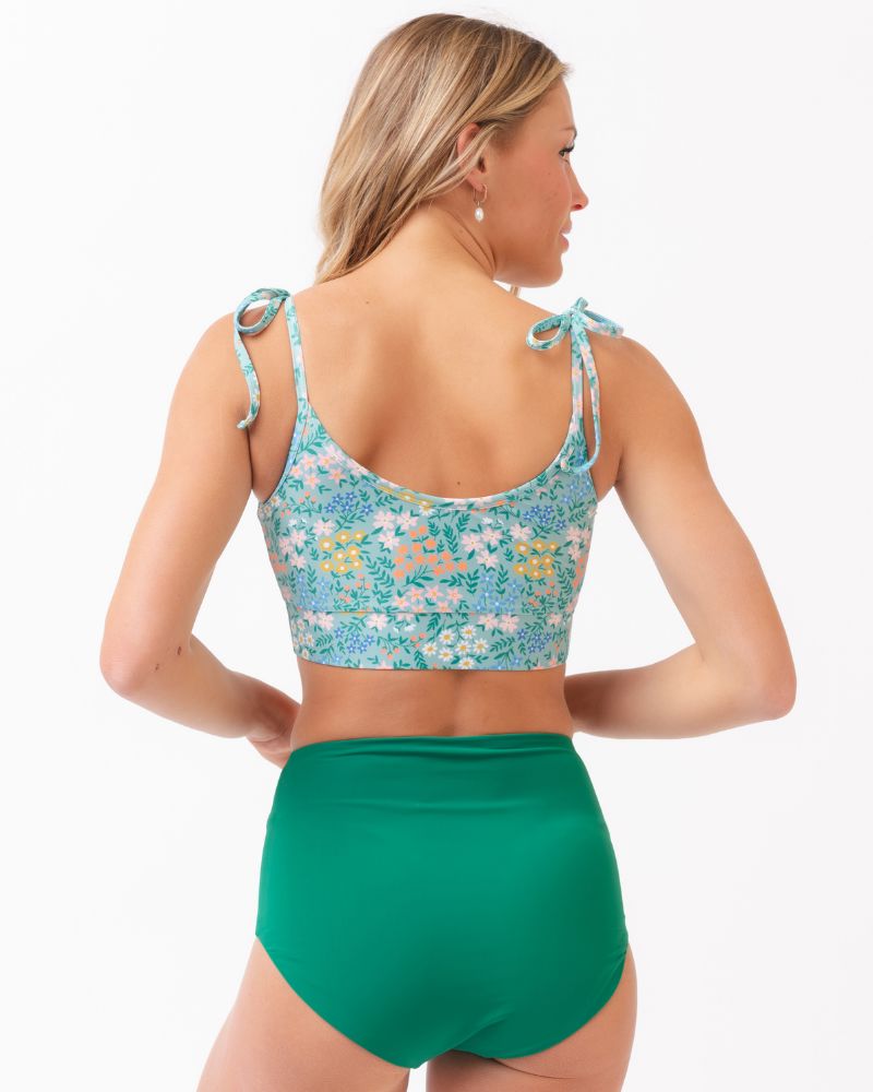 Little Meadow / Emerald Reversible Ultra High-Waist Bottom