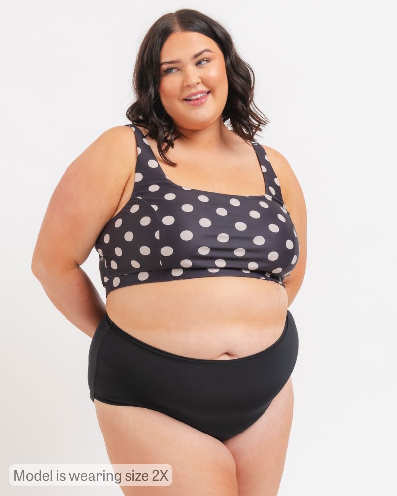 Retro Dot Scoop Bralette