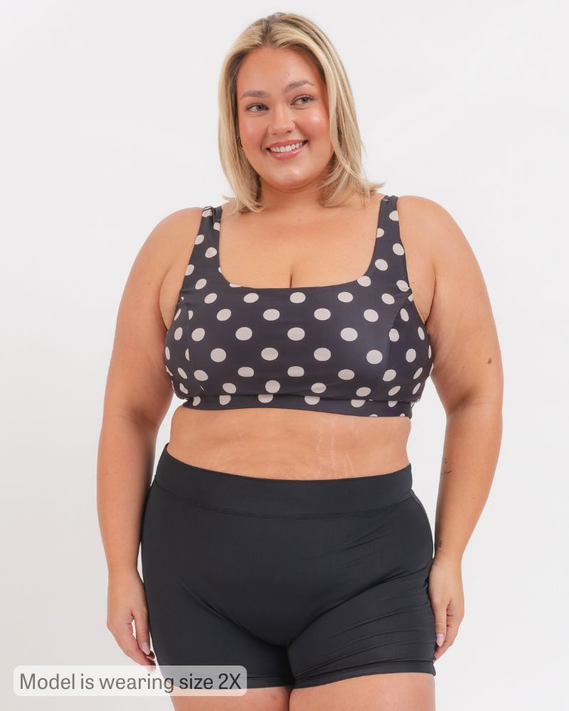 Retro Dot Scoop Bralette