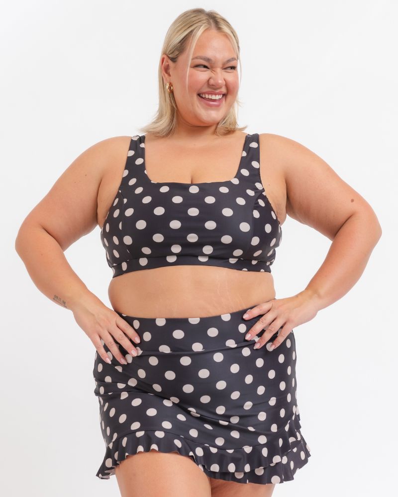 Retro Dot Scoop Bralette