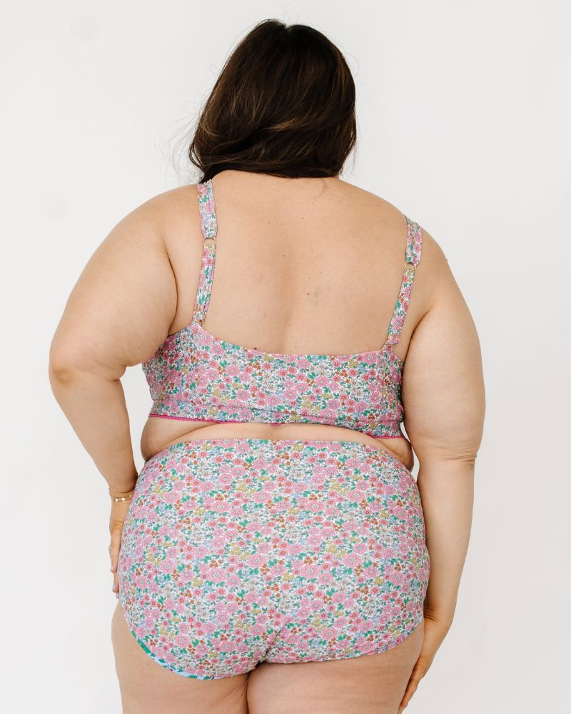 Whimsy Floral Scoop Bralette