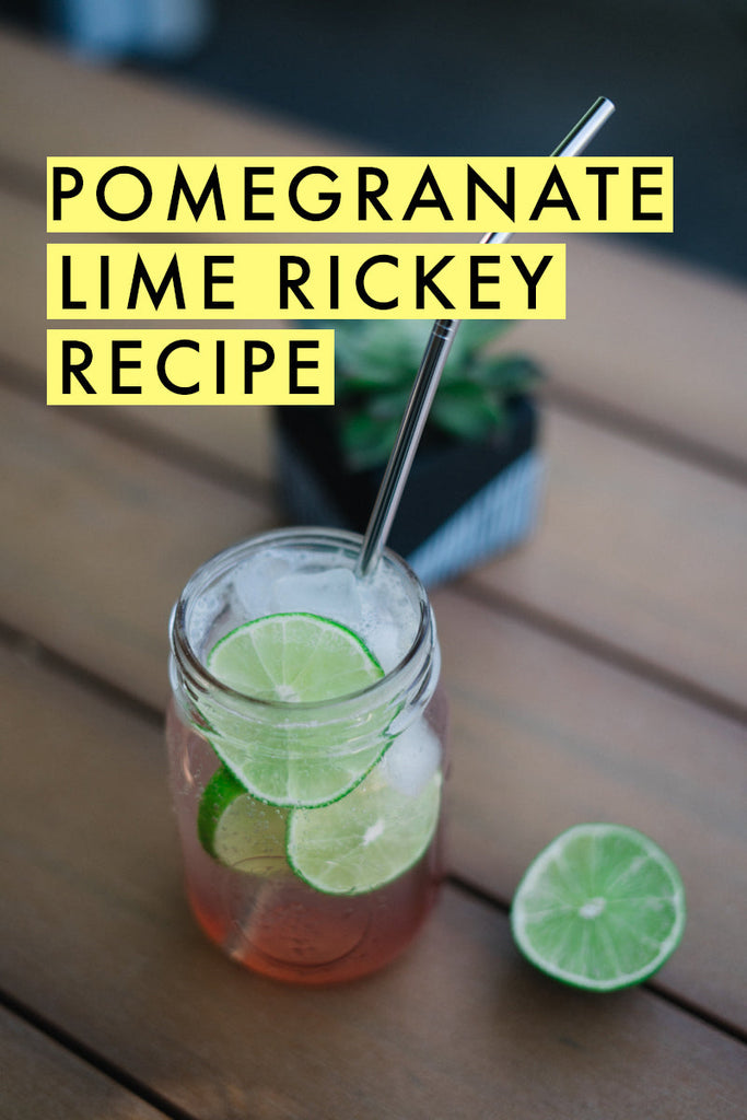 Try A Pomegranate Lime Rickey