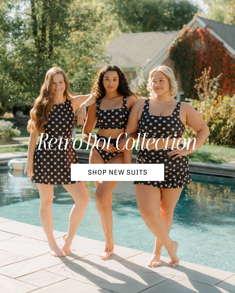 Full Coverage Swimwear - Tankinis, Swim Skirts, One-Piece Swimsuits ...