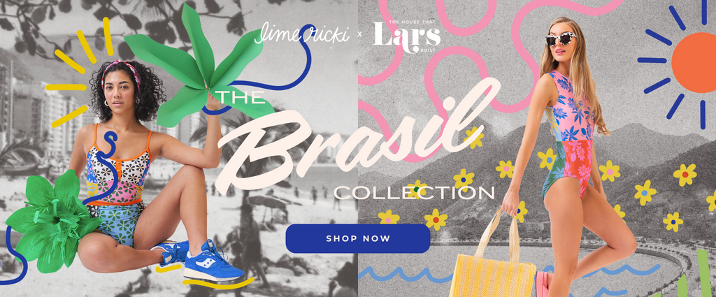 Lime Ricki x The House That Lars Built presents The Brasil Collection | Modest Swimwear by Lime Ricki | Shop Now