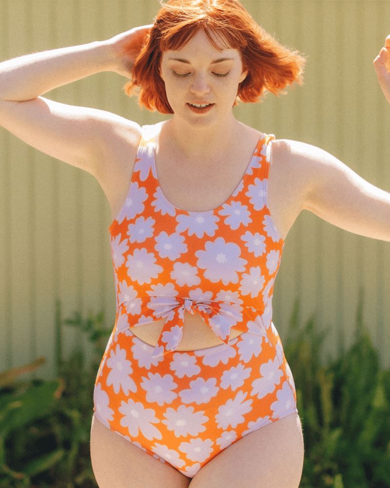 Daphne Knotted One-Piece Swimsuit